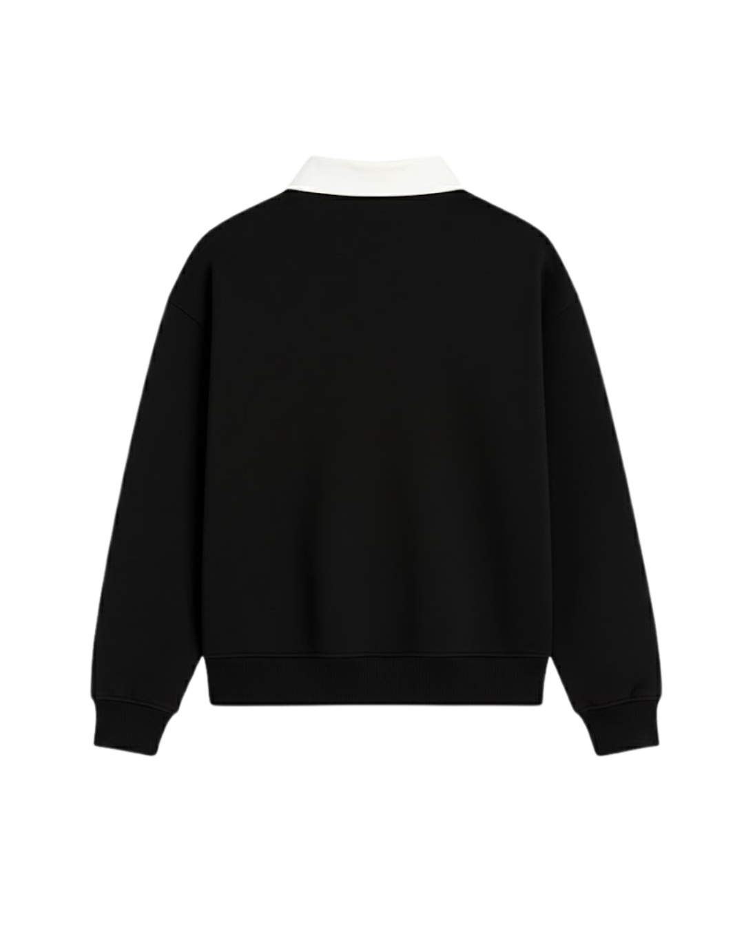 HASHWAY CLASSIC POLO SWEATSHIRT - BLACK