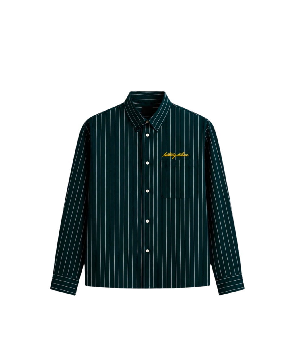 HASHWAY ARCHIVES STRIPED SHIRT- GREEN
