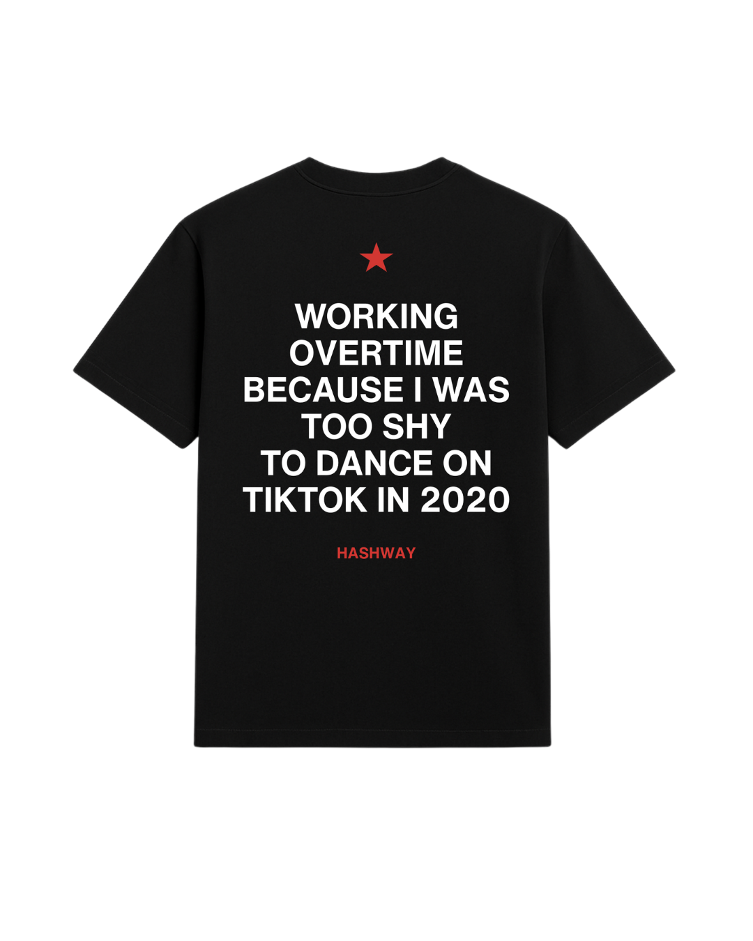 WORKING OVERTIME T-SHIRT BLACK