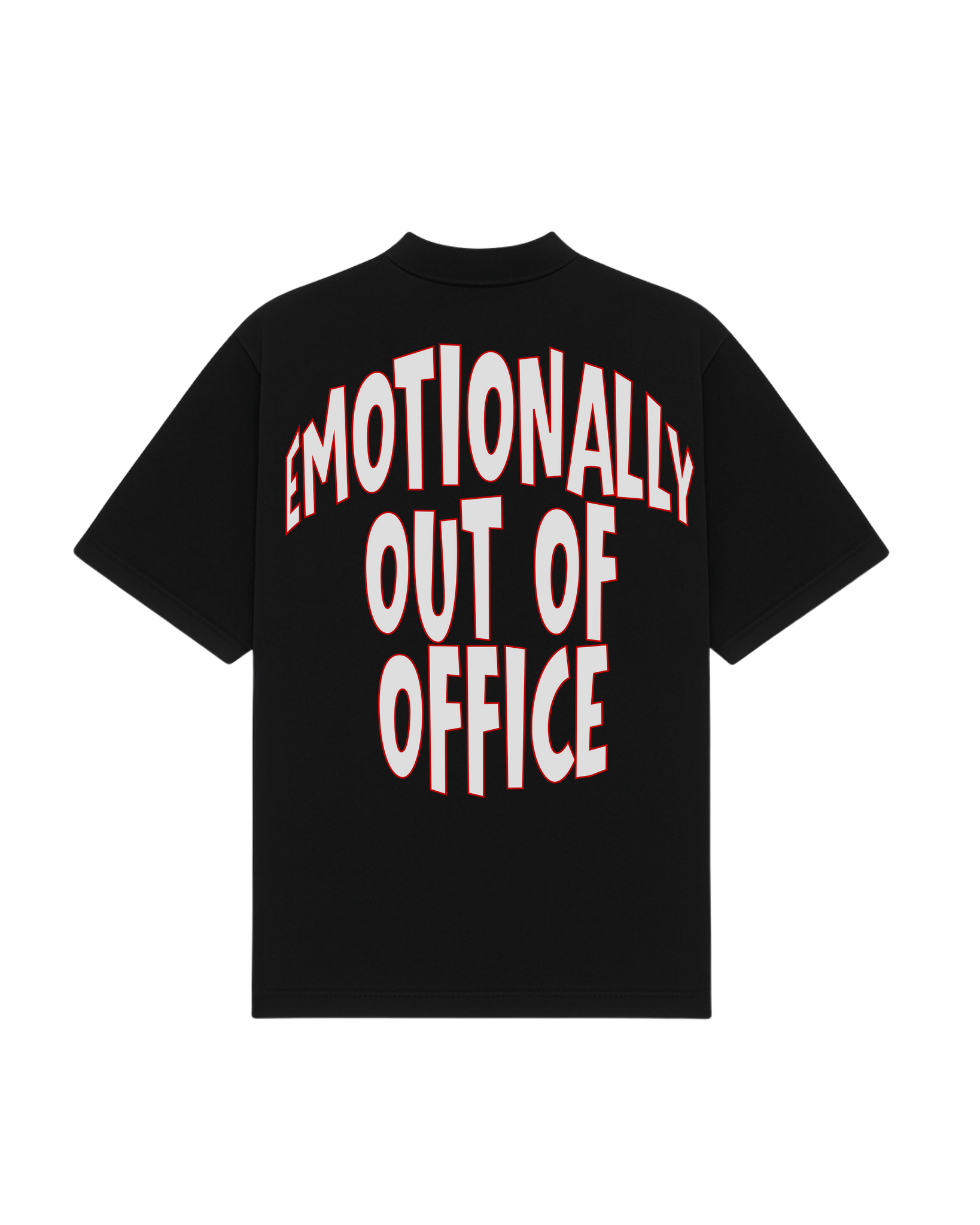 EMOTIONALLY OUT OF OFFICE T-SHIRT - BLACK