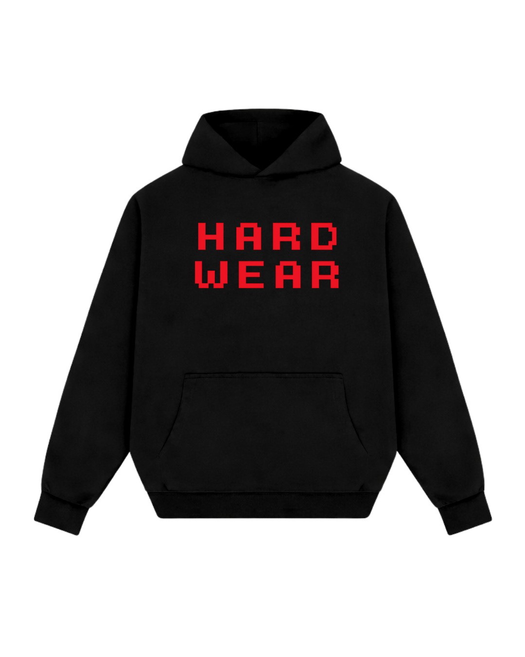 HARD WEAR HOODIE - BLACK
