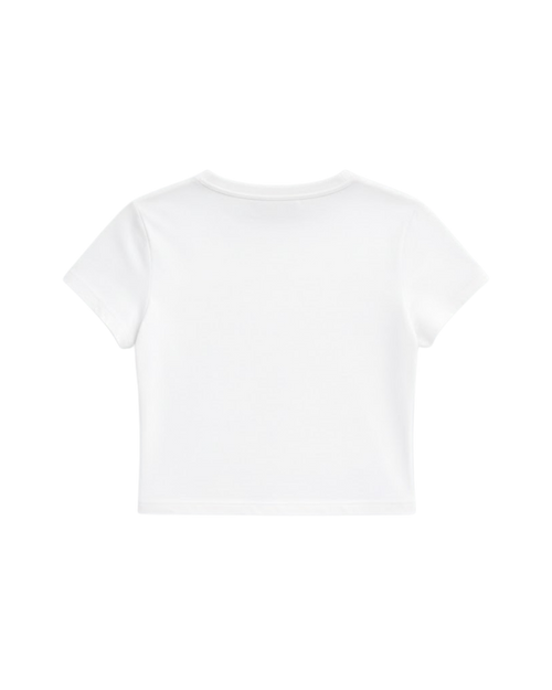 9-5 BABY TEE- WHITE