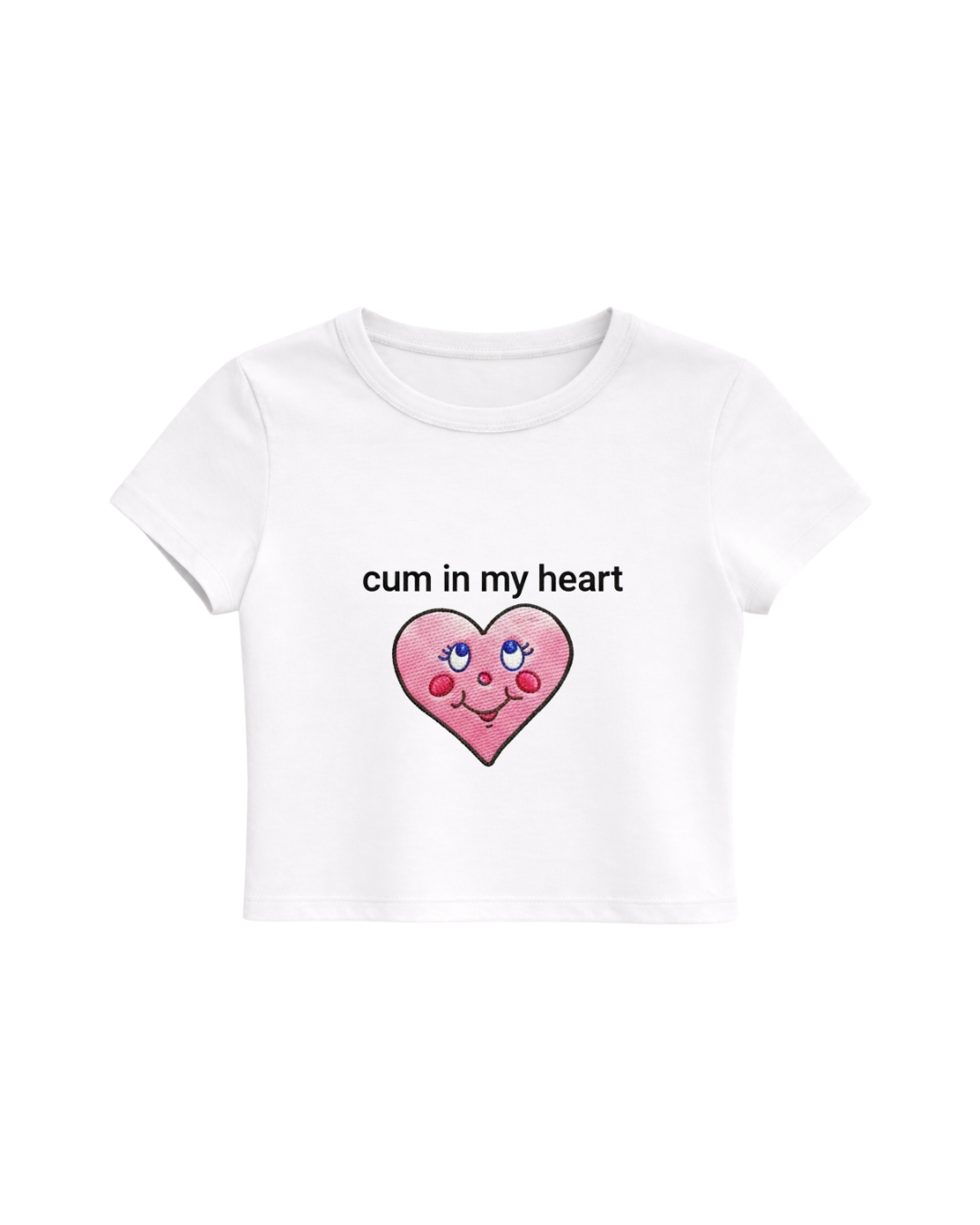 SWEETHEART BABY TEE - WHITE