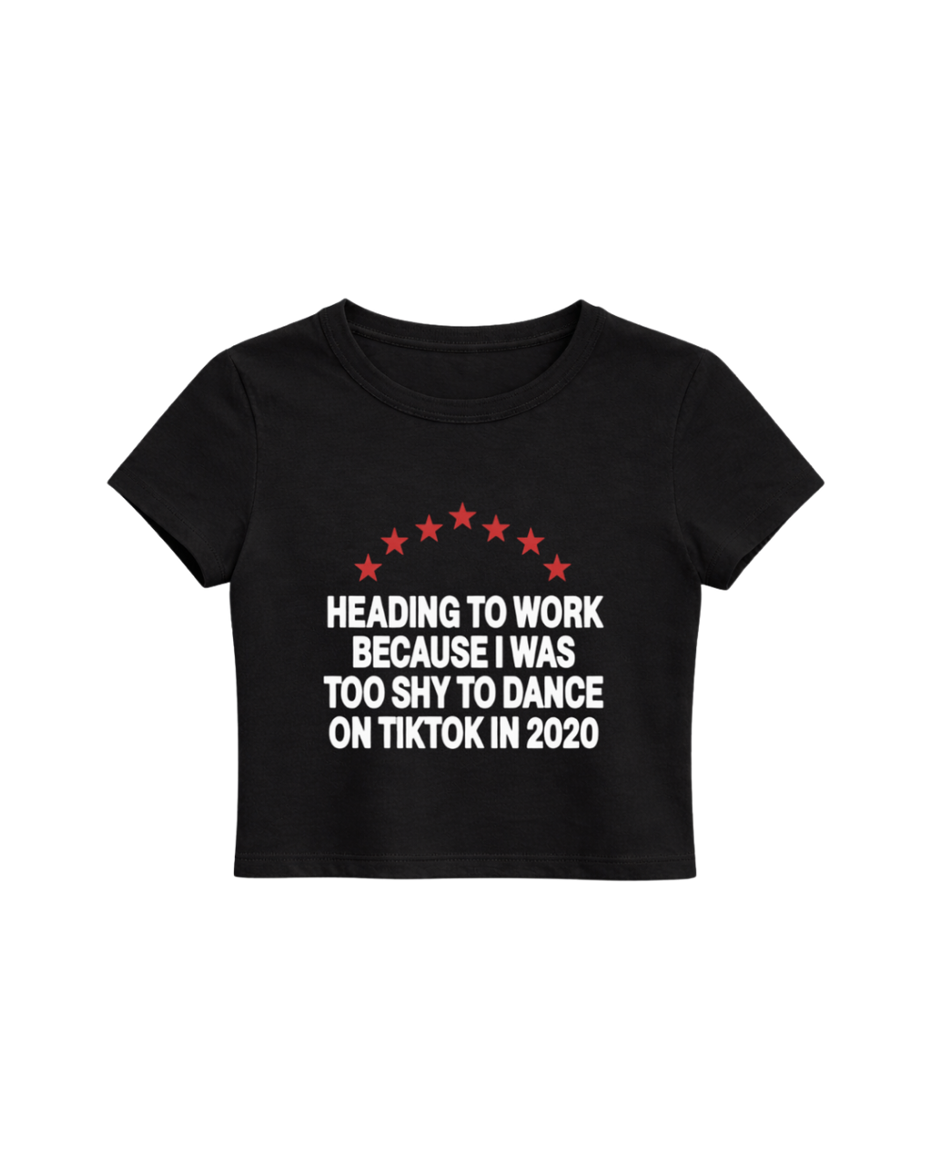 9-5 BABY TEE - BLACK