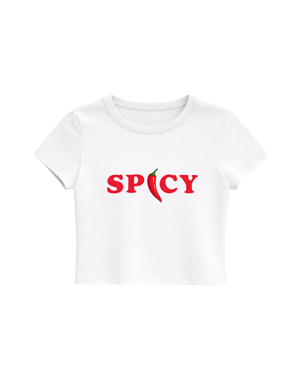 SPICY ENERGY BABY TEE - WHITE
