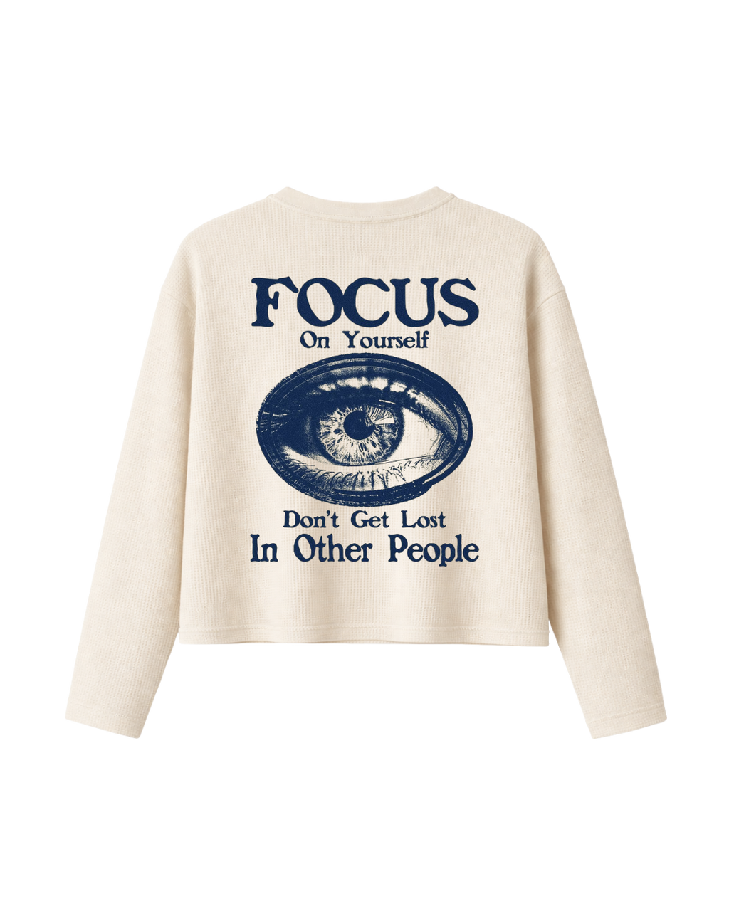 HASHWAY 'FOCUS' WAFFLE T-SHIRT - BLACK