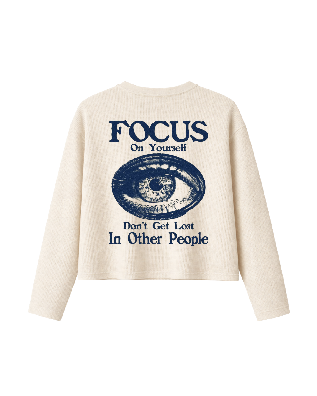 HASHWAY 'FOCUS' WAFFLE T-SHIRT - BLACK