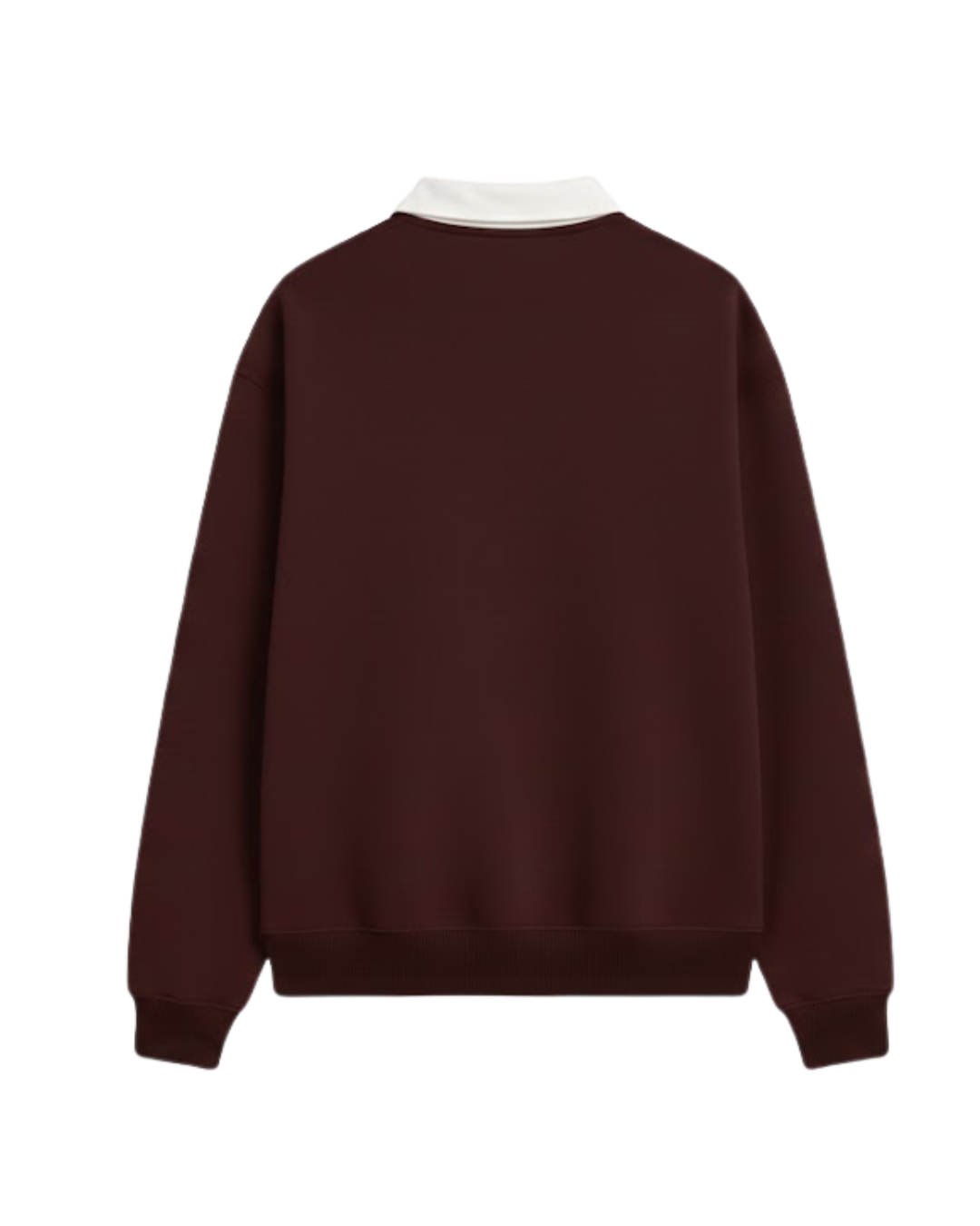 CALIFORNIA  POLO SWEATSHIRT - WINE
