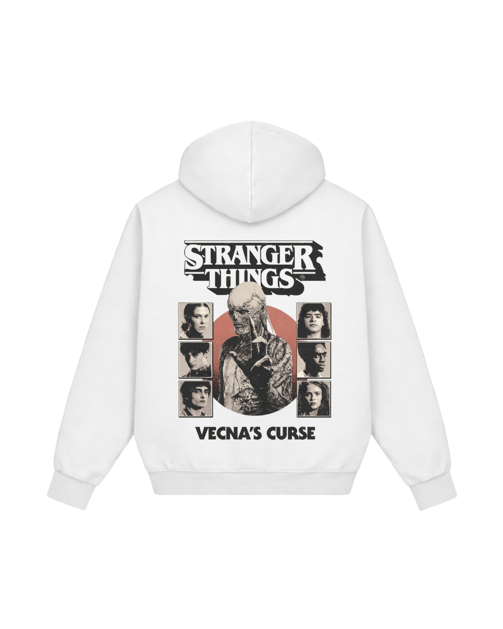 HASHWAY STRANGER THINGS HOODIE - WHITE