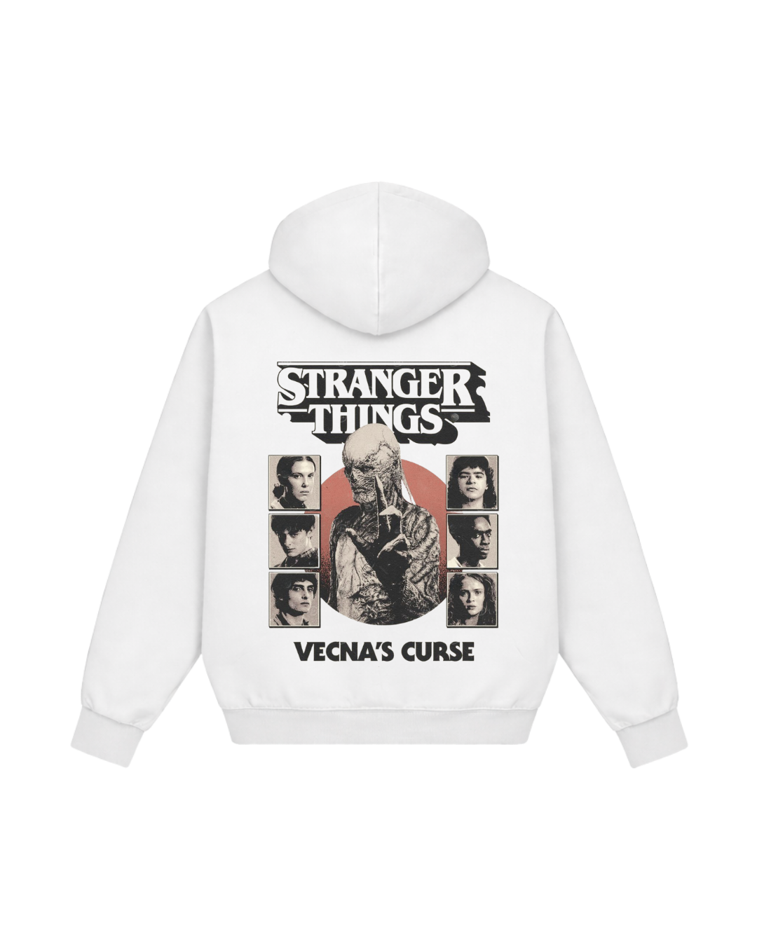 HASHWAY STRANGER THINGS HOODIE - WHITE