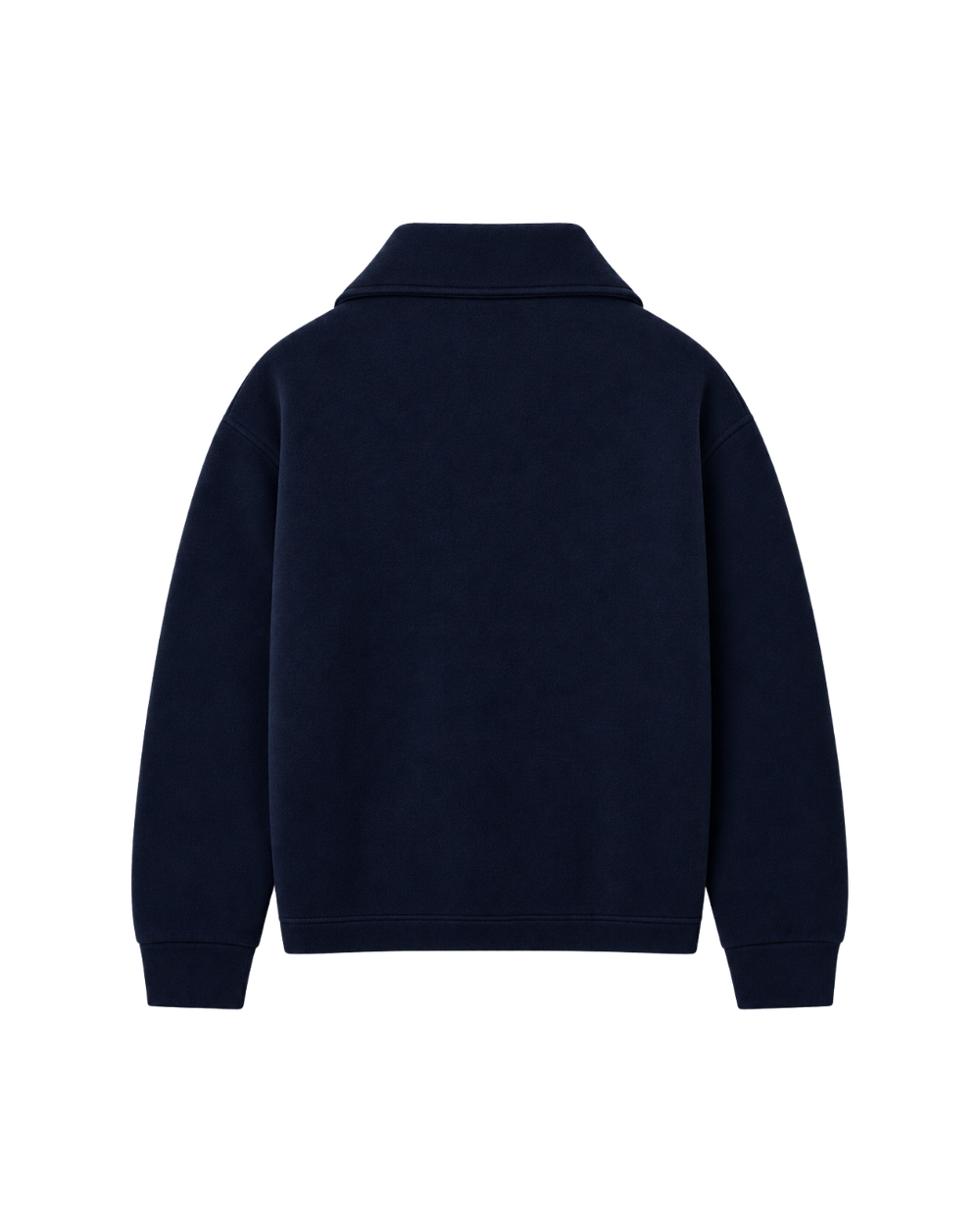 Hashway Old Money Quarter Zipper – Navy – back view