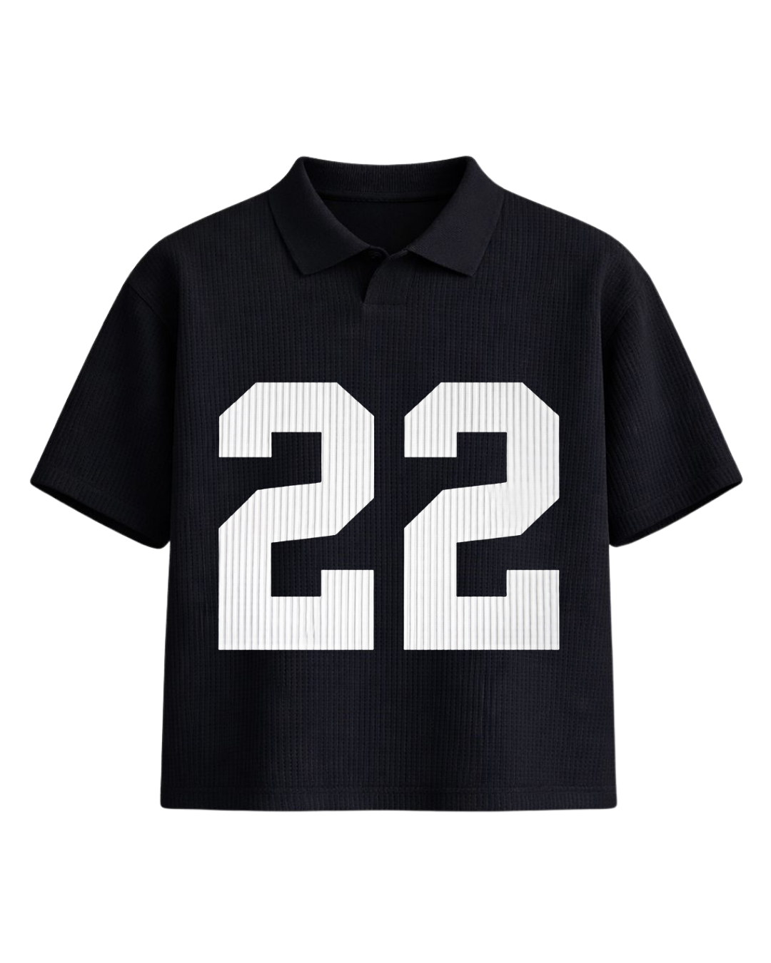 CLUB 22 HASHWAY POLO WAFFLE TEE