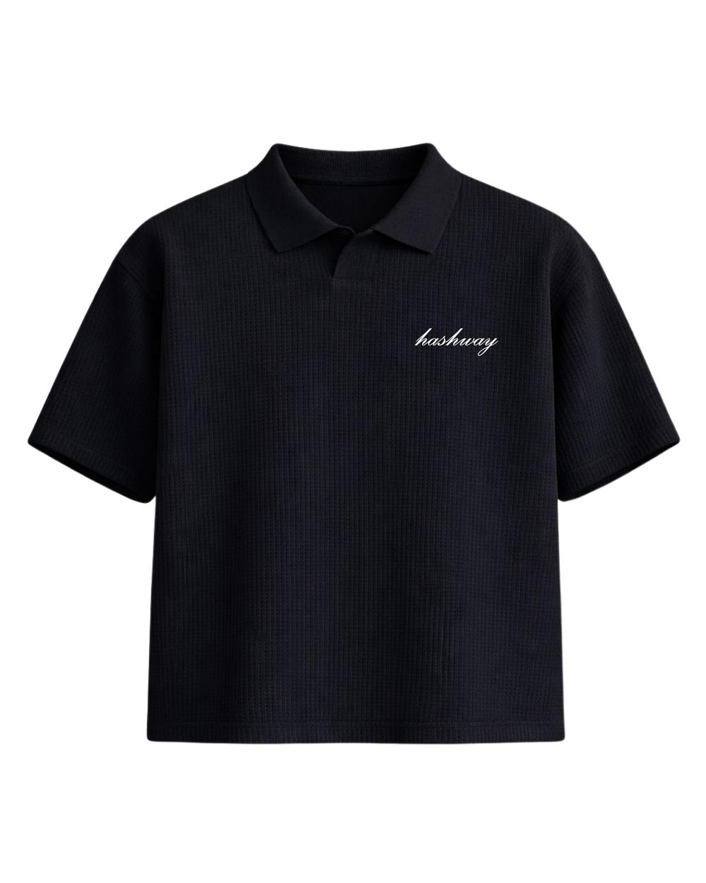 HASHWAY CLASSIC POLO WAFFLE T-SHIRT