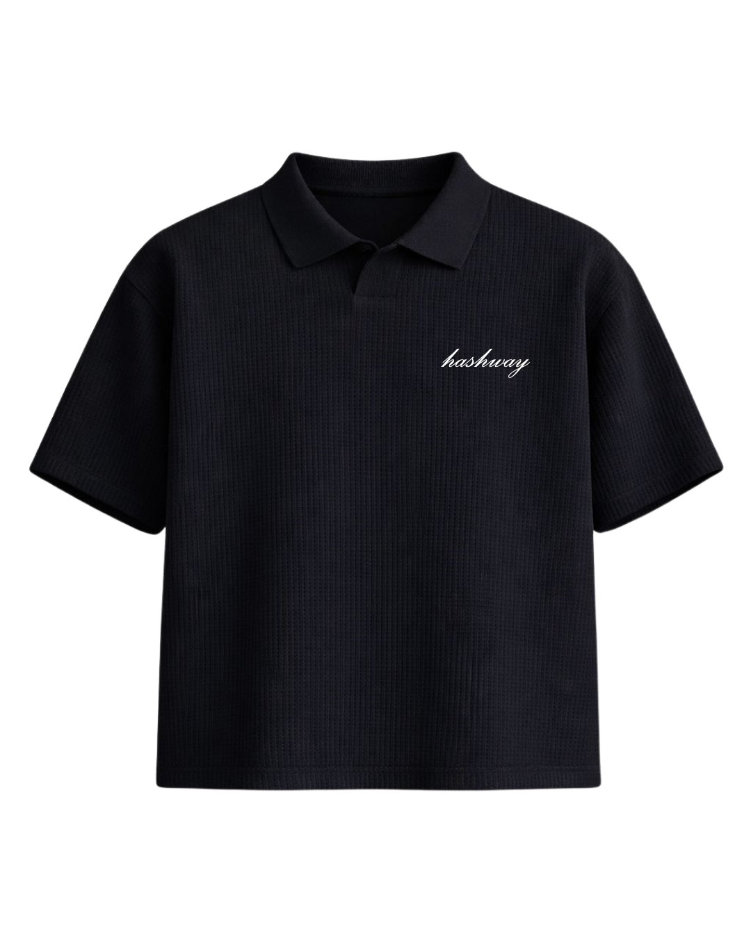 HASHWAY CLASSIC POLO WAFFLE T-SHIRT