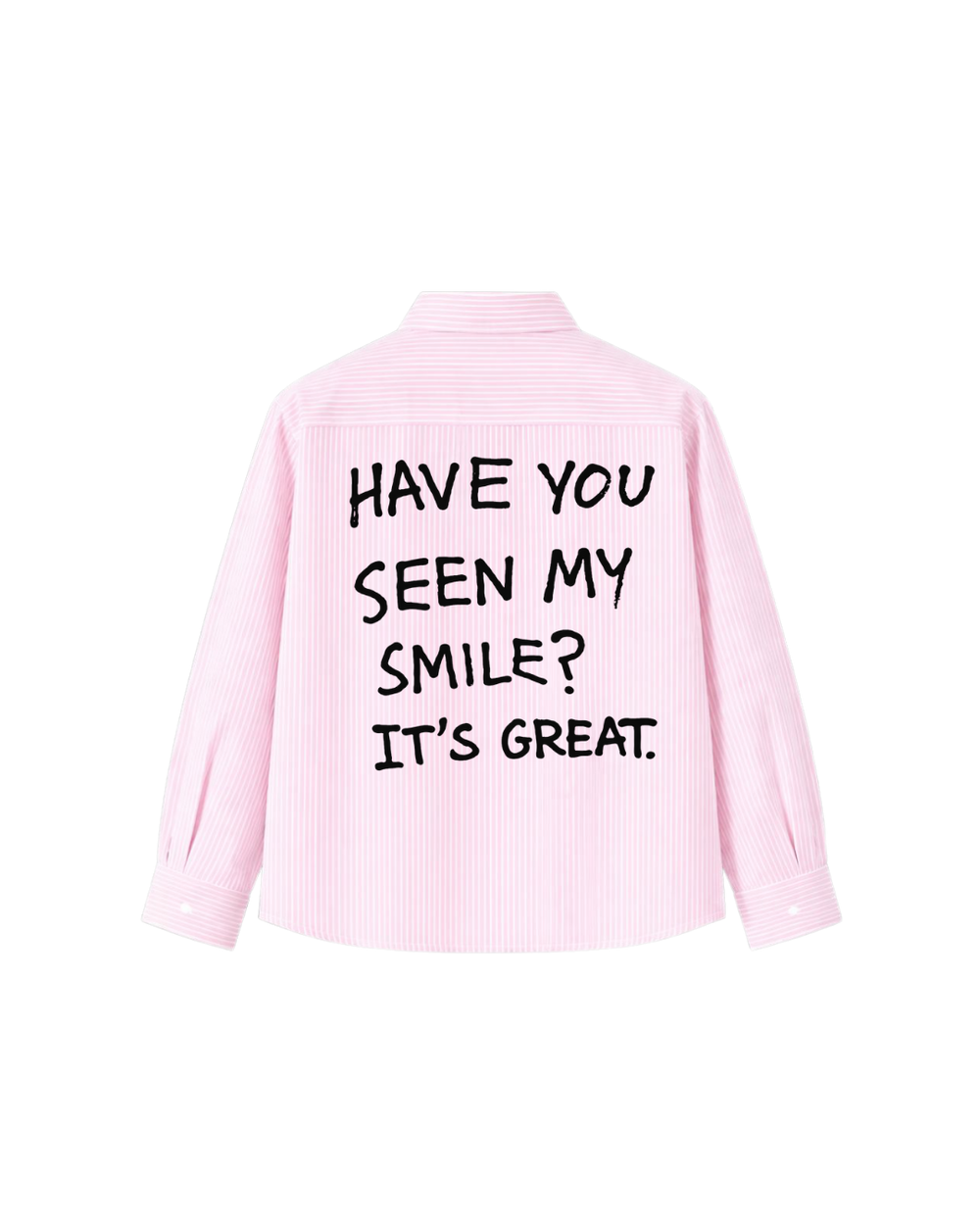 HASHWAY “SMILE HUNT” STRIPED SHIRT - SKY BLUE