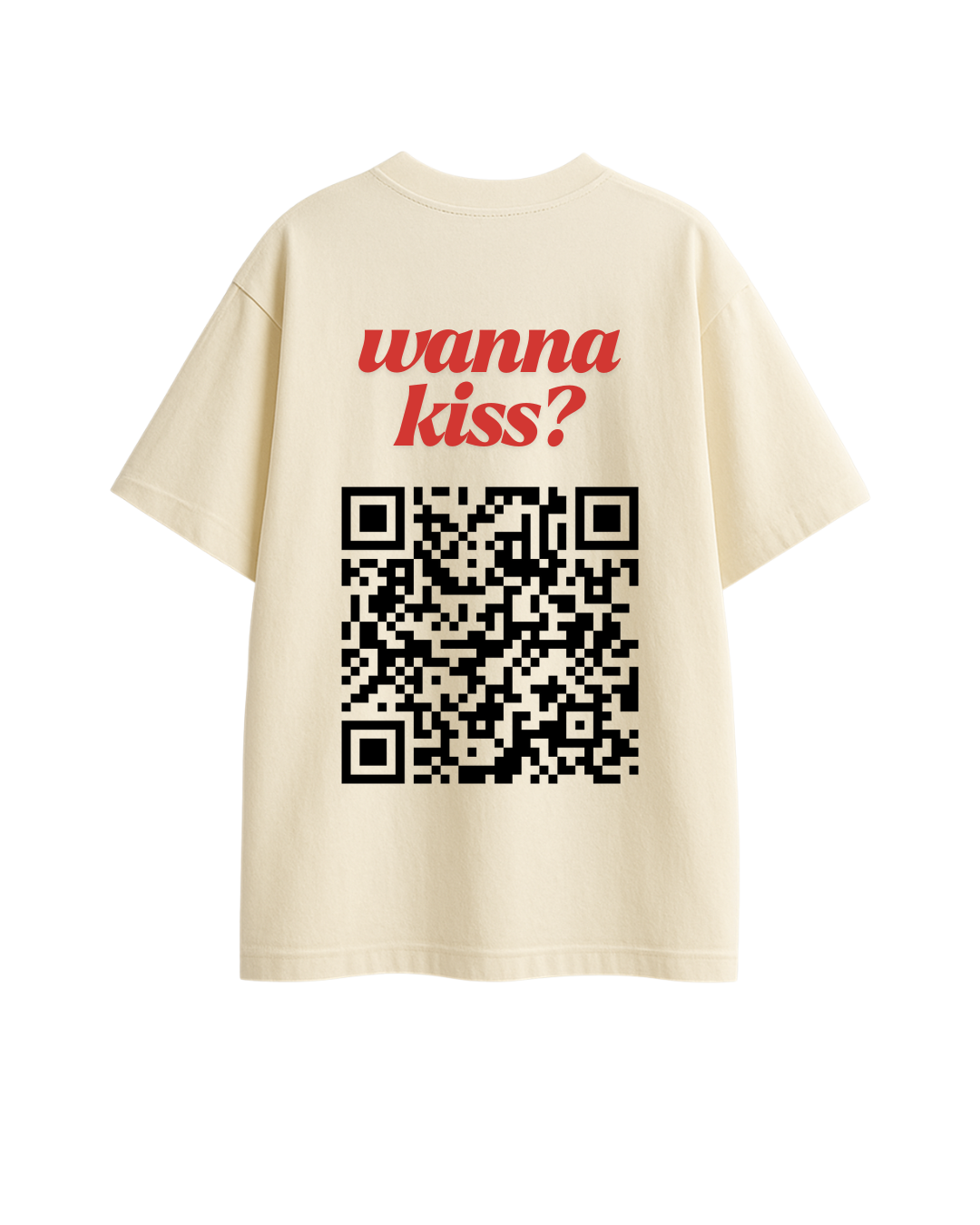 WANNA KISS T-SHIRT OFF WHITE
