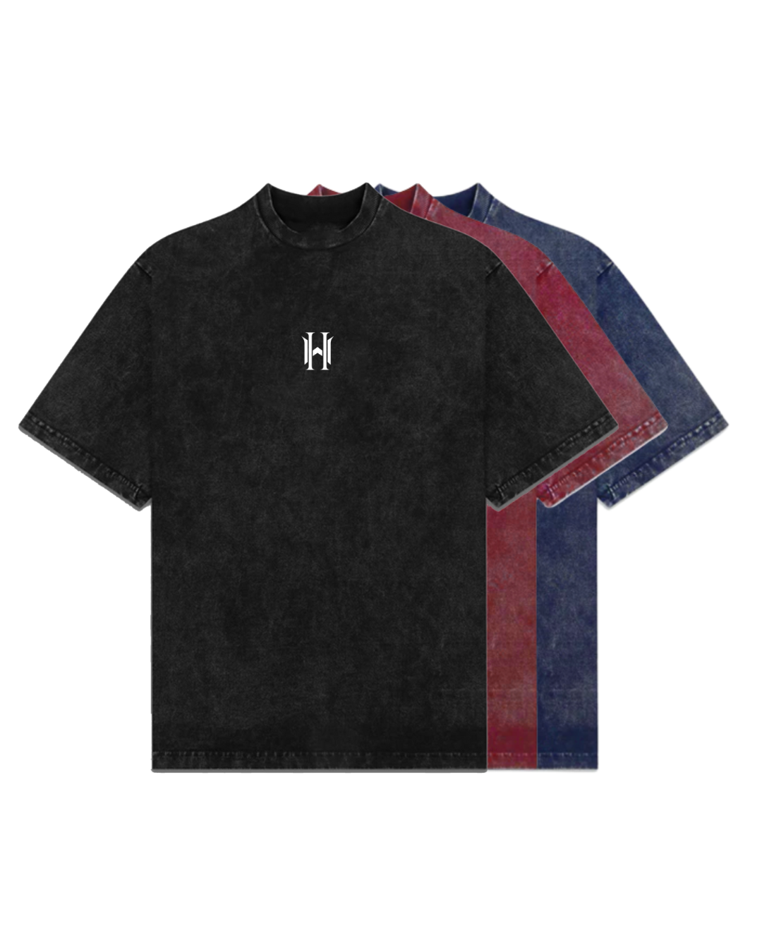 HASHWAY ACID OVERSIZED T-SHIRTS (PACK OF 3)