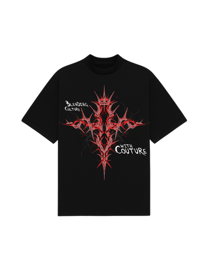 COUTURE CLASH OVERSIZED TEE