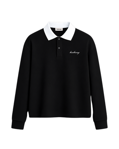 SUMMER CLASSIC POLO TEE - BLACK