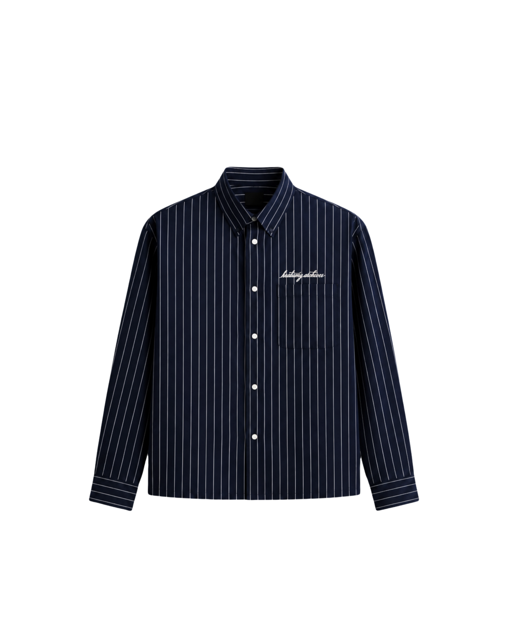 ARCHIVES STRIPED SHIRT - BLUE