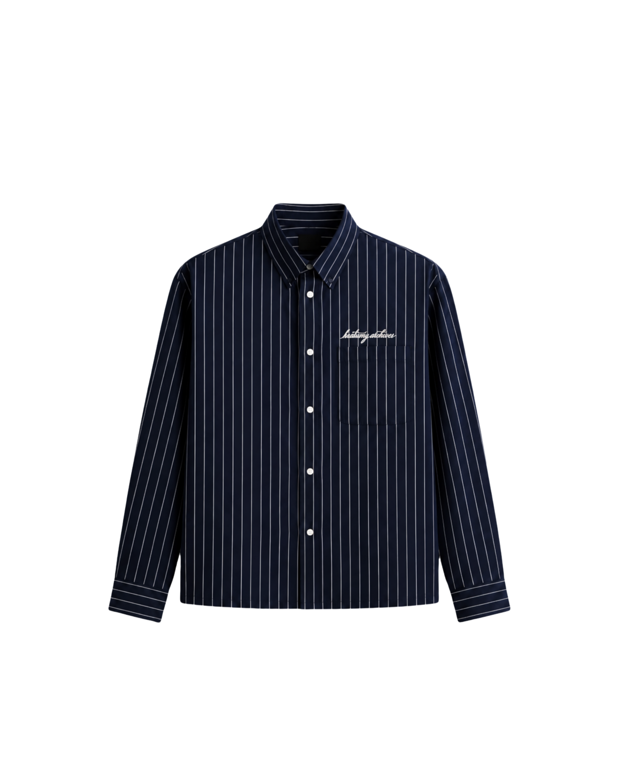 HASHWAY ARCHIVES STRIPED SHIRT - BLUE