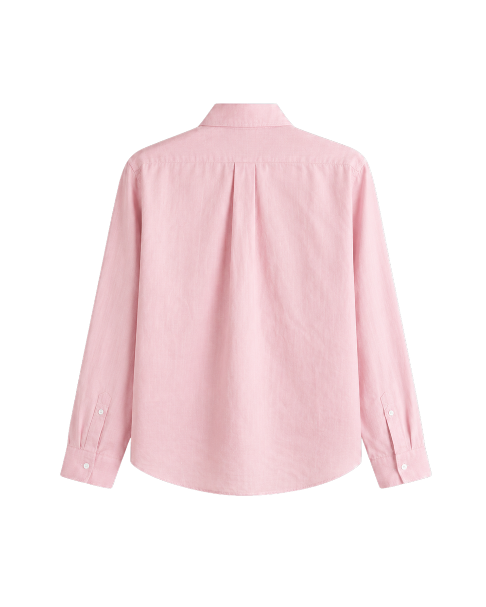 HASHWAY ARCHIVES LINEN EMBROIDERED SHIRT - PINK