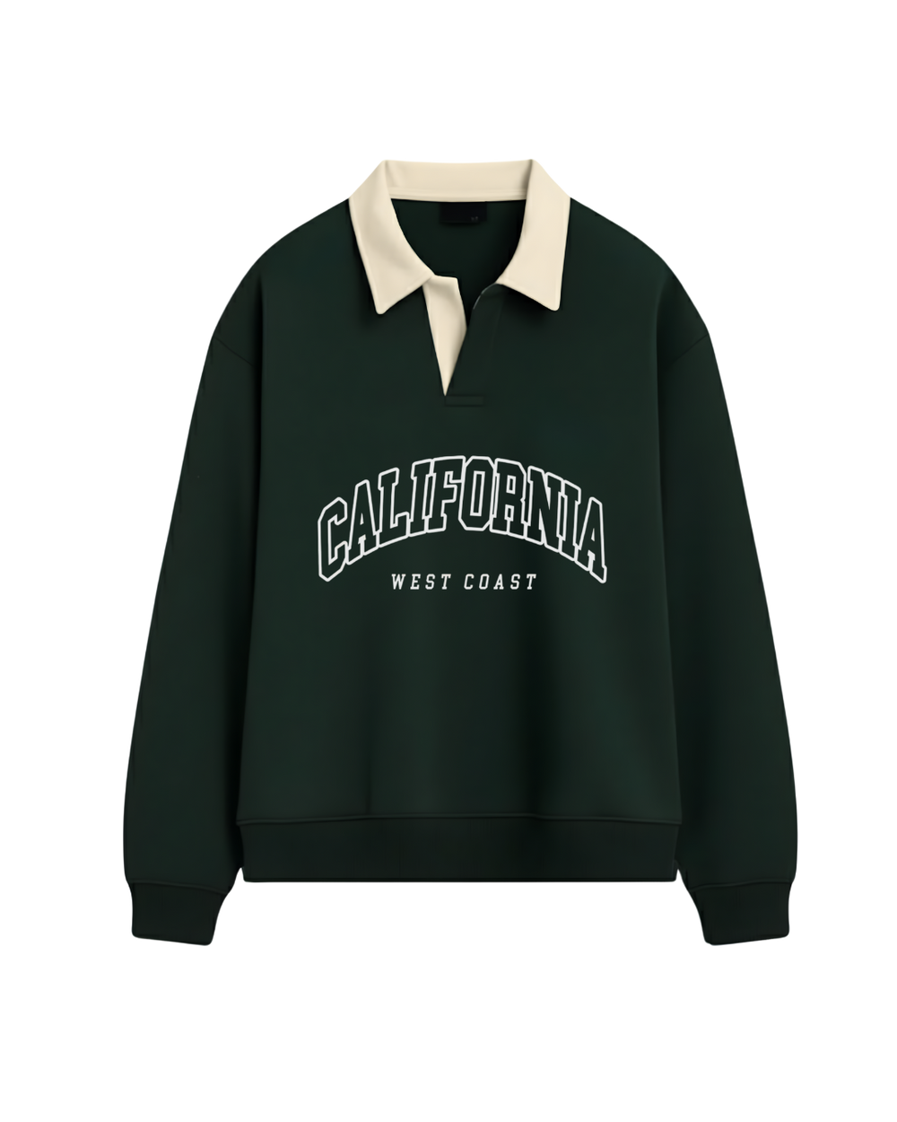 CALIFORNIA POLO SWEATSHIRT - GREEN