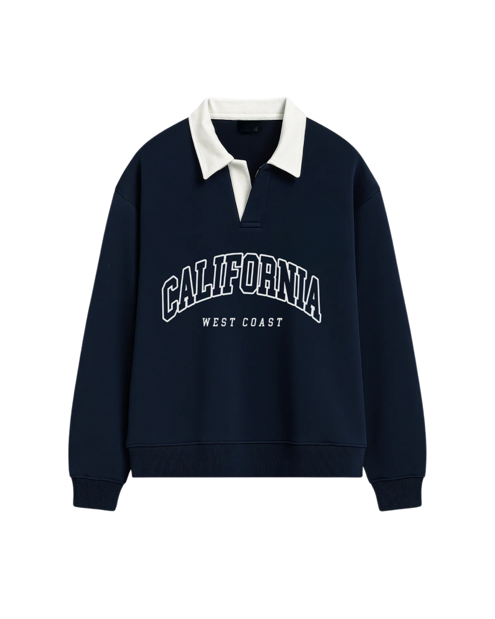 CALIFORNIA POLO SWEATSHIRT - NAVY