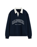 CALIFORNIA POLO SWEATSHIRT - NAVY