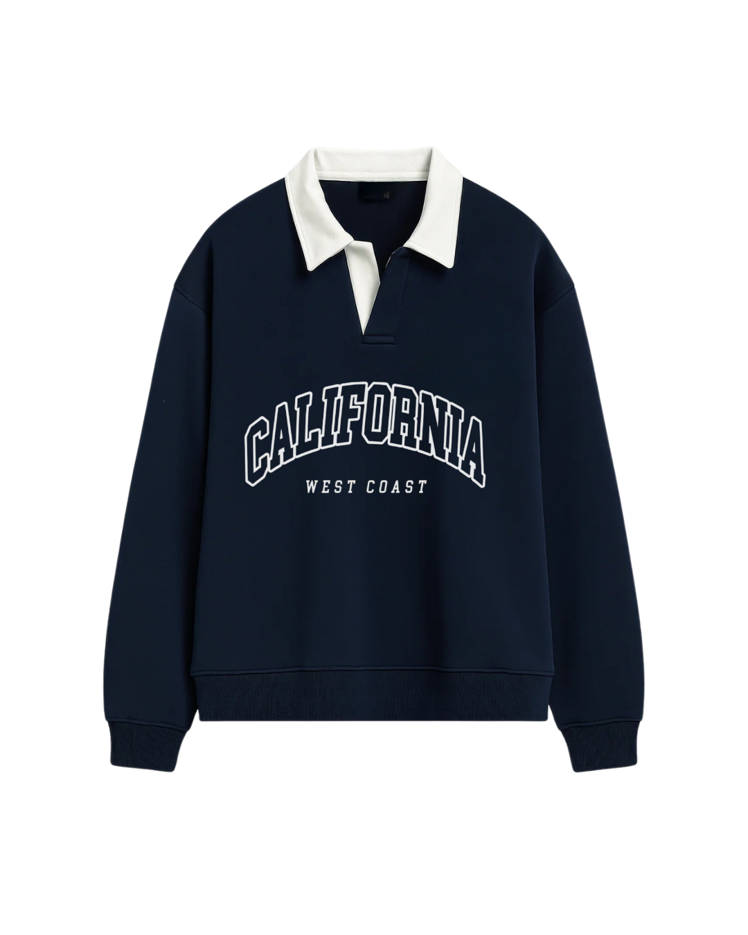 CALIFORNIA POLO SWEATSHIRT - NAVY