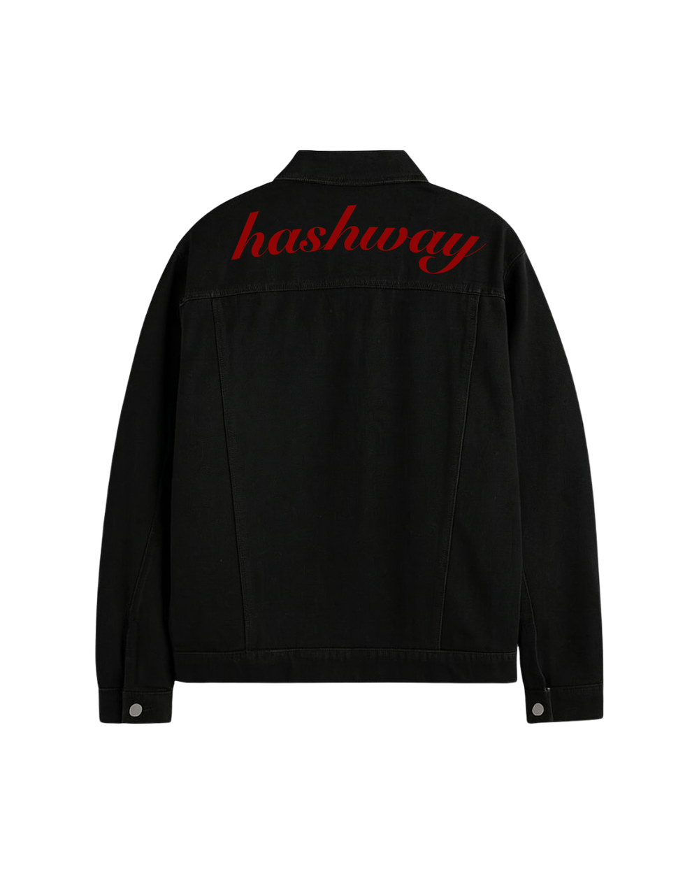 HASHWAY CLASSIC DENIM JACKET - BLACK