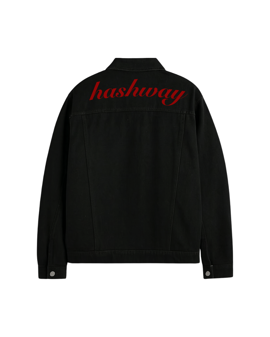 HASHWAY CLASSIC DENIM JACKET - BLACK