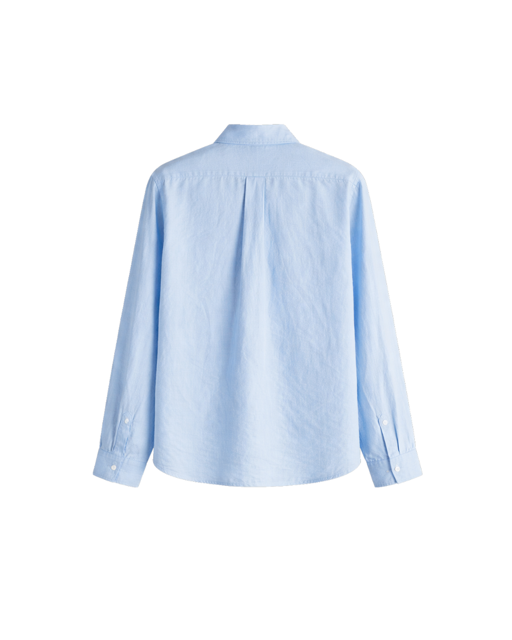 HASHWAY ARCHIVES LINEN EMBROIDERED SHIRT - SKY BLUE