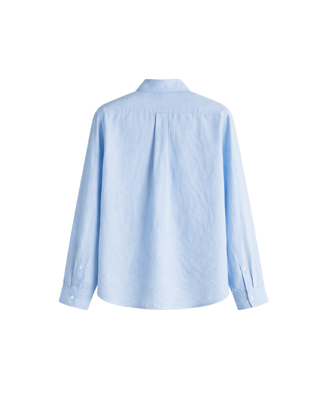 HASHWAY LINEN EMBROIDERED SHIRT - SKY BLUE