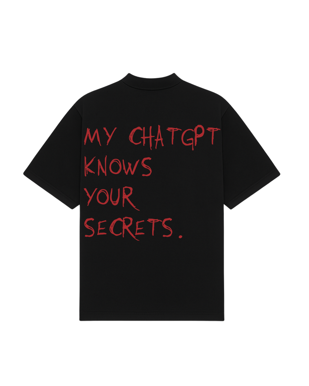 KNOWS YOUR SECRETS T-SHIRT BLACK