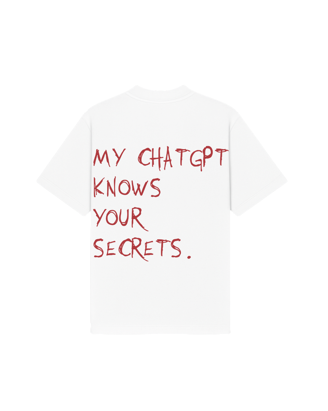 KNOWS YOUR SECRETS T-SHIRT WHITE