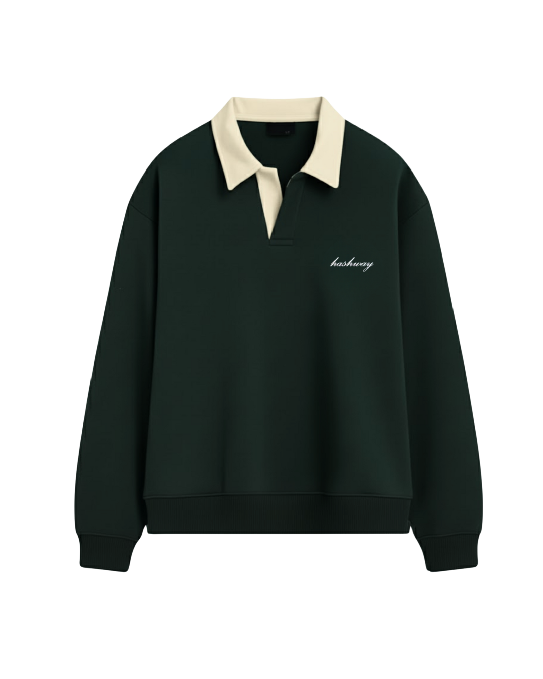 HASHWAY CLUB 22 POLO SWEATSHIRT - GREEN