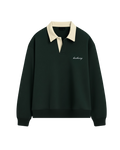 HASHWAY CLASSIC POLO SWEATSHIRT - GREEN