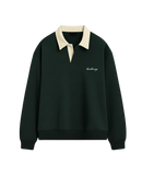 HASHWAY CLASSIC POLO SWEATSHIRT - GREEN