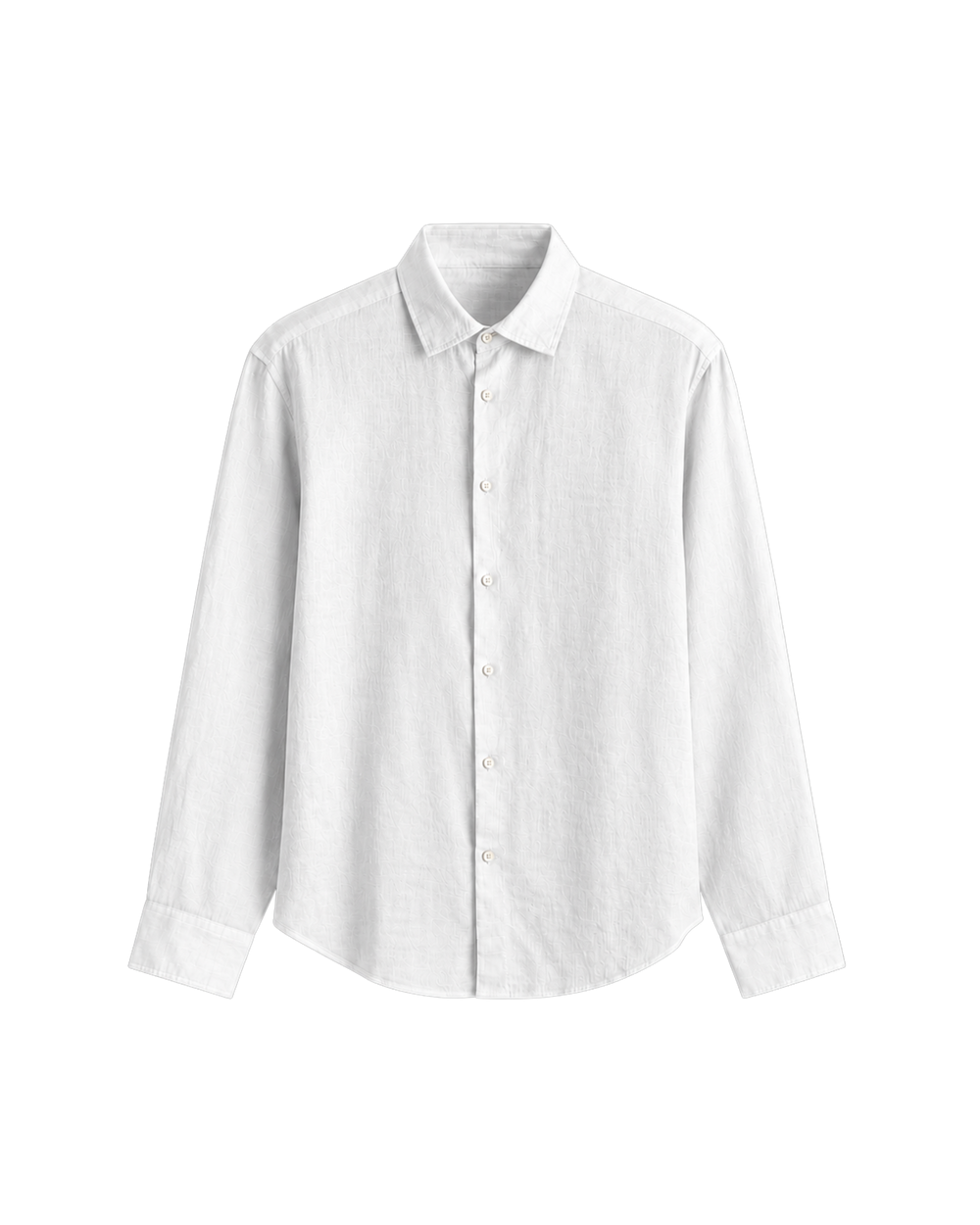 HASHWAY LINEN BLEND SHIRT - WHITE