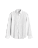 HASHWAY LINEN BLEND SHIRT - WHITE