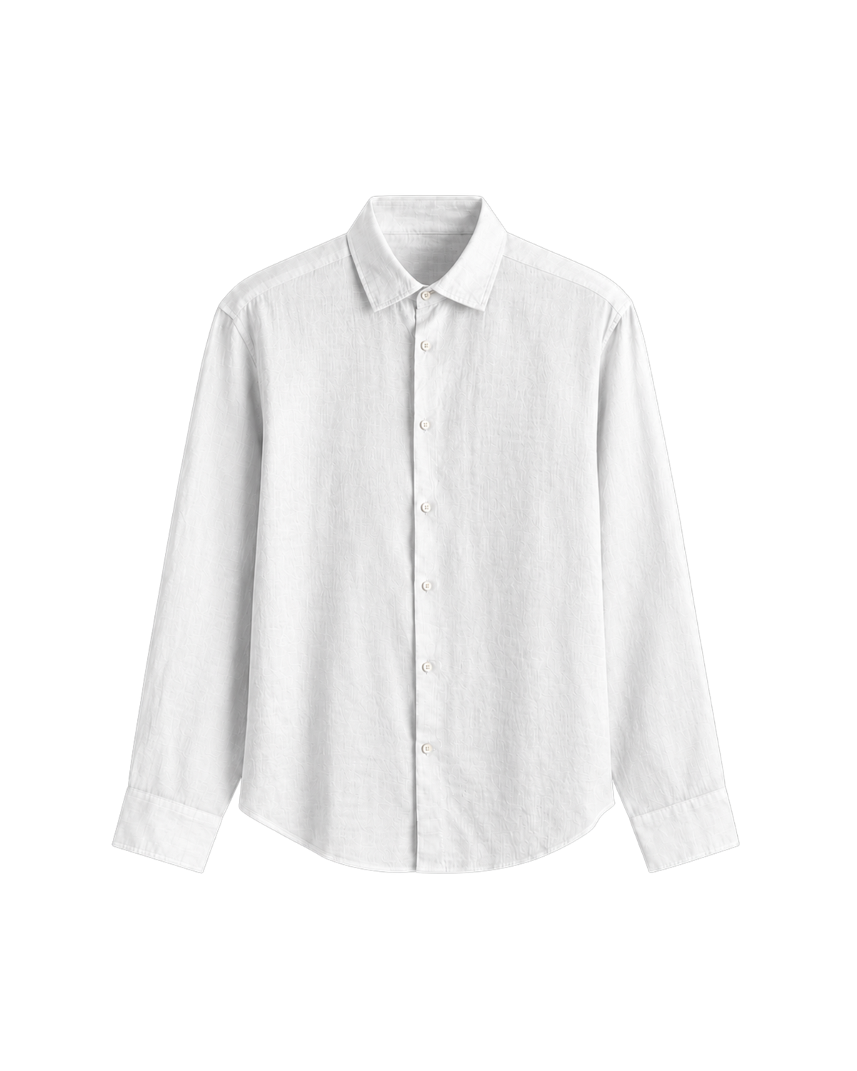 HASHWAY LINEN BLEND SHIRT - WHITE