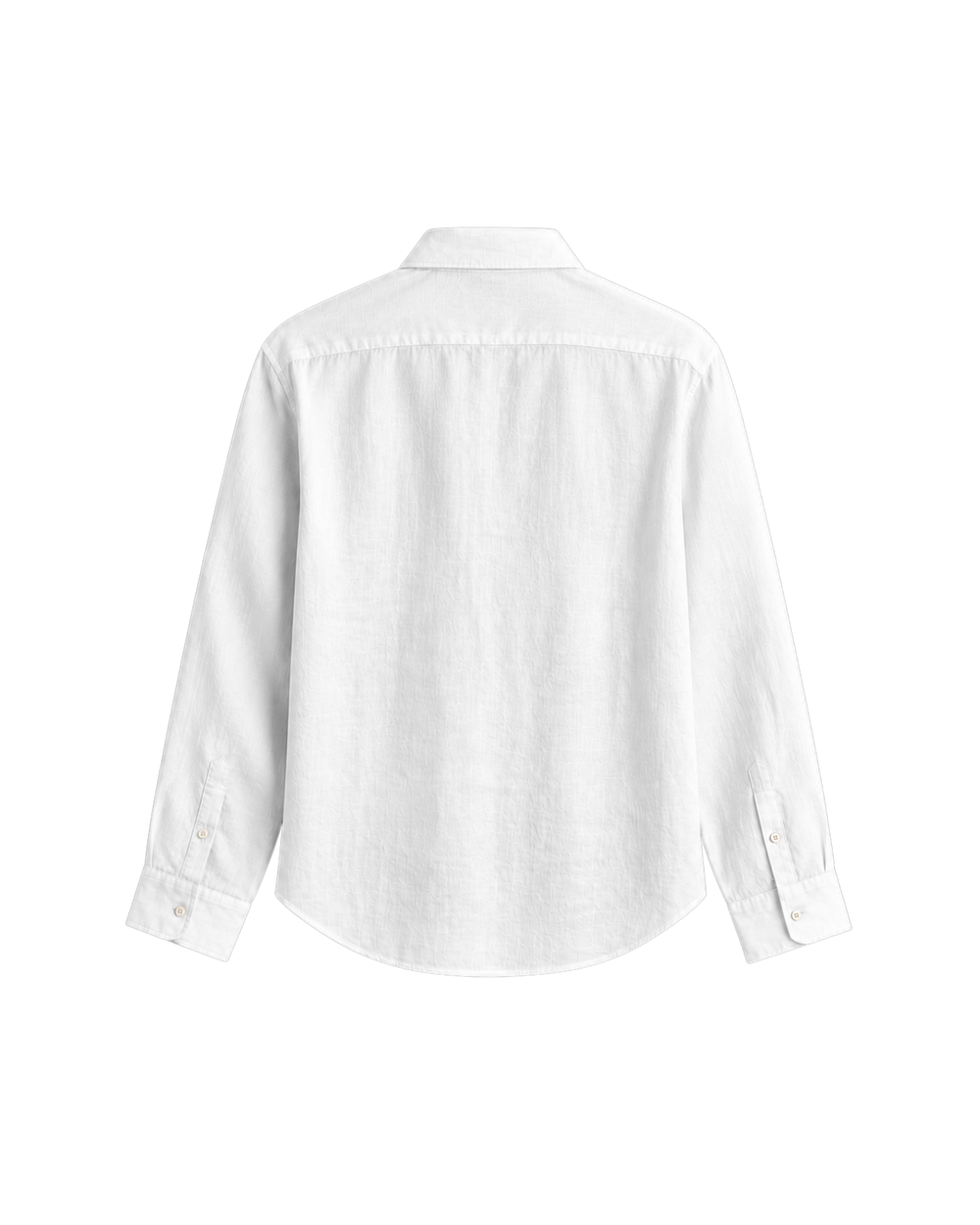 HASHWAY LINEN BLEND SHIRT - WHITE