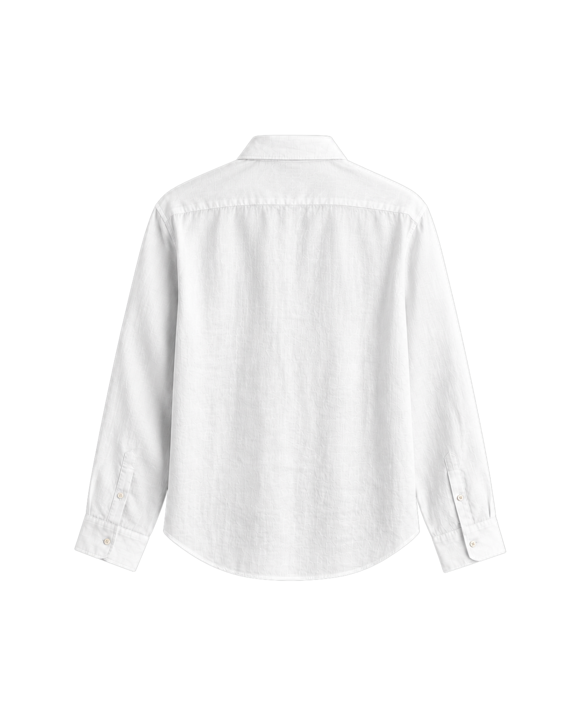 HASHWAY LINEN BLEND SHIRT - WHITE