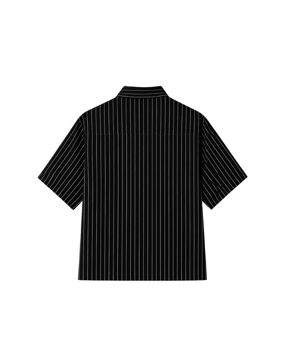 HASHWAY ARCHIVES EMBROIDERED FLORAL SHIRT - BLACK