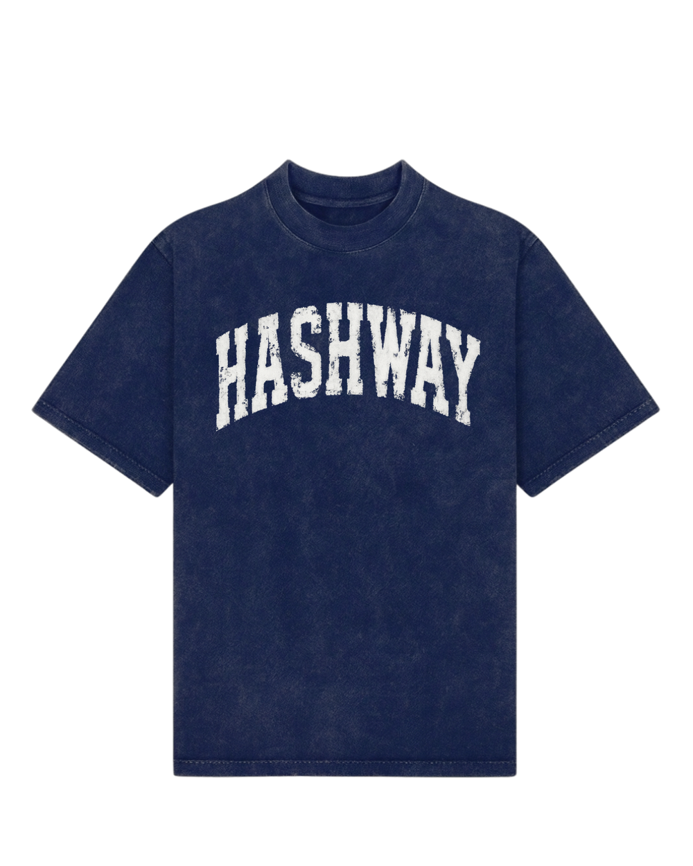 HASHWAY CLASSIC NAVY WASHED TEE