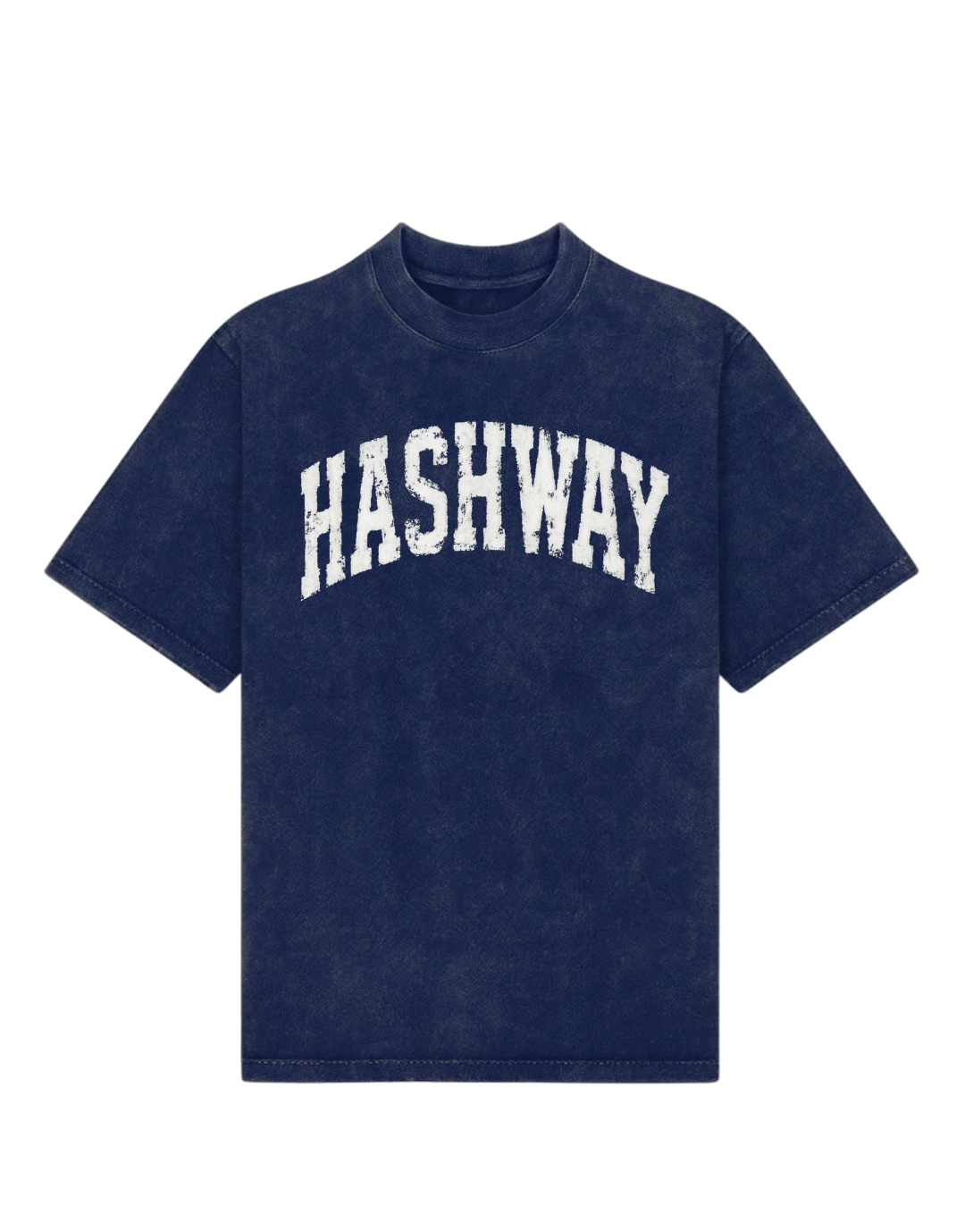 HASHWAY CLASSIC NAVY WASHED TEE