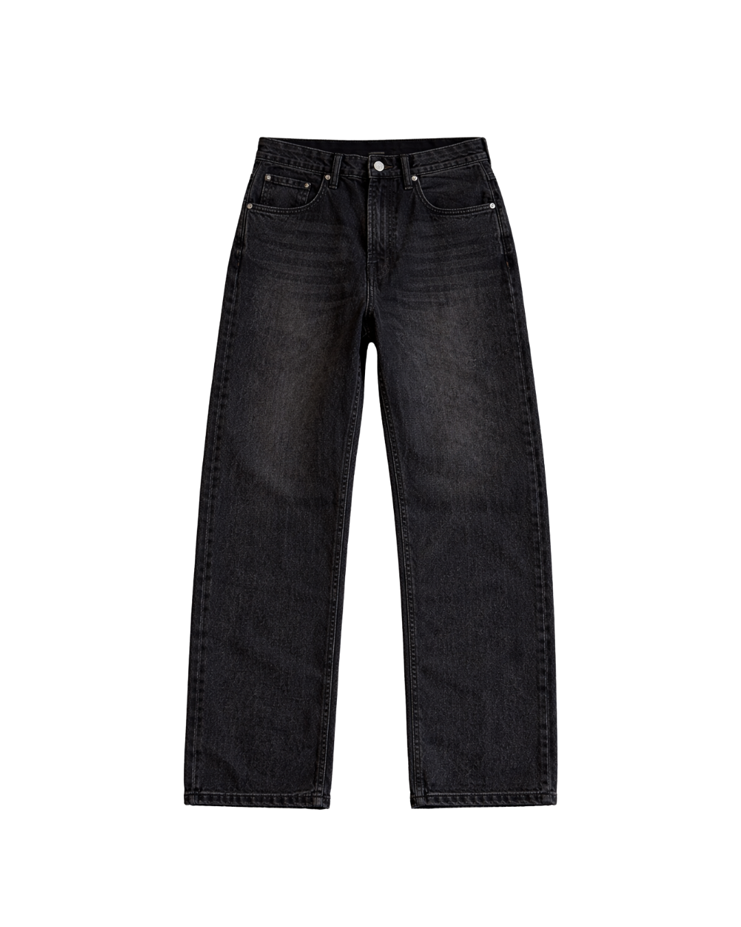 IRON & PETALS EMBROIDERED BLACK DENIMS - LIMITED EDITION