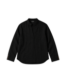 LA PIEGA NERO LINEN SHIRT - BLACK
