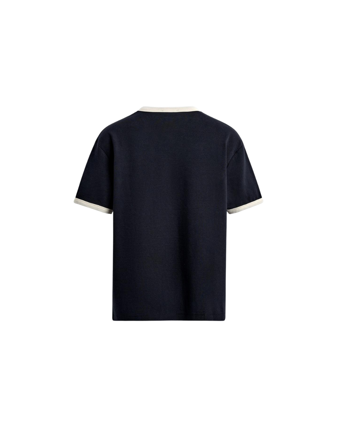 HASHWAY BROOKLYN RINGER TEE - NAVY BLUE